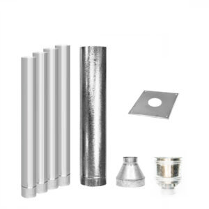 Kit Completo Techo Ac. inoxidable 4"
