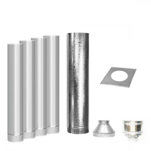 Kit Completo Techo Ac. inoxidable 8"