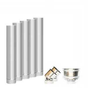 Kit Basico Pared Inoxidable 8"