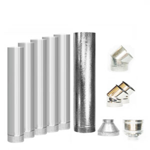 Kit Completo Pared Ac. inoxidable 8"