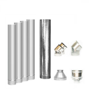 Kit Completo Pared Ac. inoxidable 6"