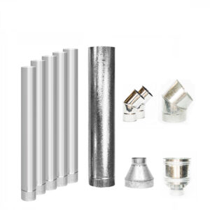 Kit Completo Pared Ac. inoxidable 4"